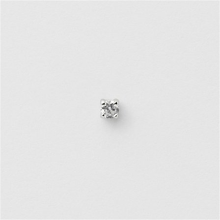 The One Piercing (M) - Sterling Silver - Safira
