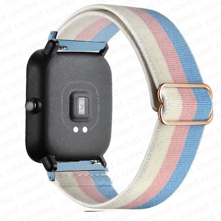 20mm/22mm ranneke Amazfit Gts 4//2/2e/3/gts2 Mini/gtr 4/3/ pro/gtr2/47mm/stratos Nylon elastinen watch rannekoru Amazfit haarukkahihna