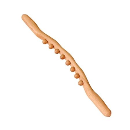 Massageapparat för kropp Naturligt Koliserat Trä Skrapning Massage Stick Rygg Massager SPA Terapi Verktyg