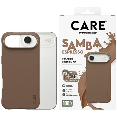 CARE by PanzerGlass Fasjonable Samba MagSafe-etui for iPhone Air - Brun