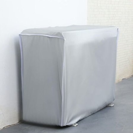 Klimaanlægsdæksel til udendørs brug, vandtæt udendørs klimaanlægsdækning, støvtæt og snebeskyttelsesdæksel (Størrelse: 86x32x56cm)