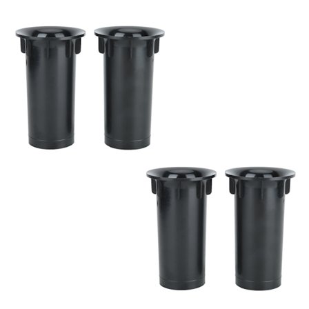 4 stk. T1 Bass Højttaler ABS Plast Glat Indvendig Væg Inverteret Rør til 5-6 tommer Højttalere