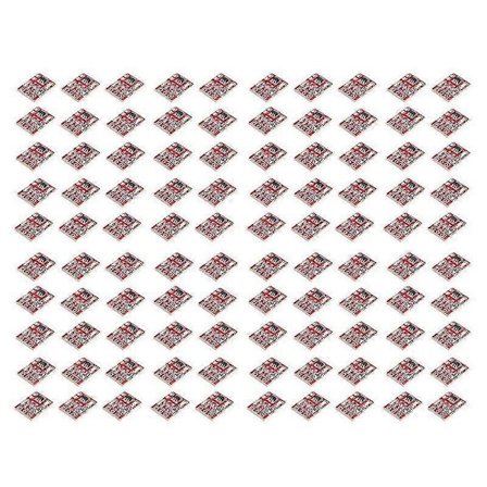 100 stk. TTP223 Touch Key Switch Module Berøringsknap - Låsende/Ikke-låsende Kapacitive Kontakter Singl