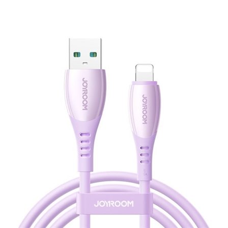 Joyroom S-A59 Vibrant Series 3A USB-A - Lightning-kabel 1,2 m - lilla