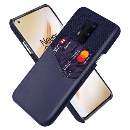 Bofink OnePlus 8 Pro skal med korthållare - Blå