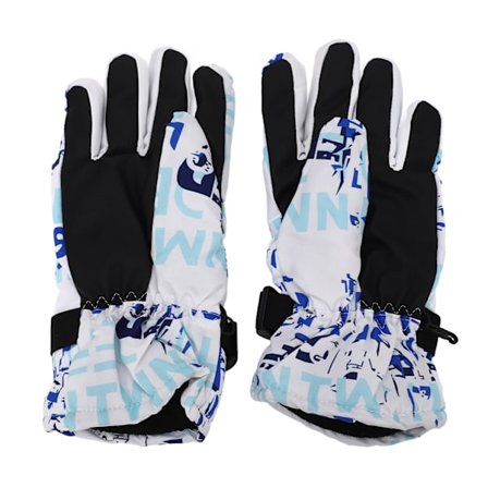 Udendørs Skihandsker Anti-Slip Fortykkede Termiske Handsker Cykling Vandtætte Touchscreen Fuld Finger Handsker Hvid
