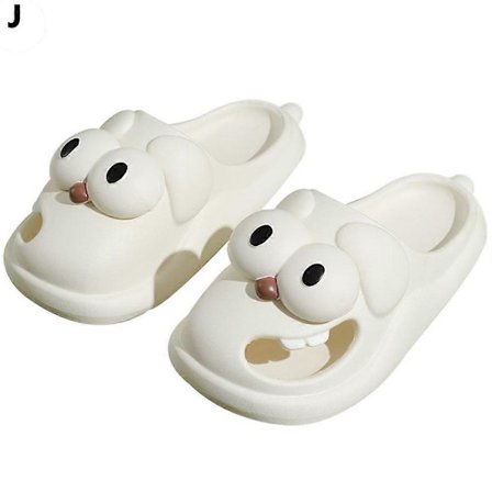 Tecknade Storaögda Hundtofflor Rolig Tunga Kyss Tofflor Halkfria Sandaler