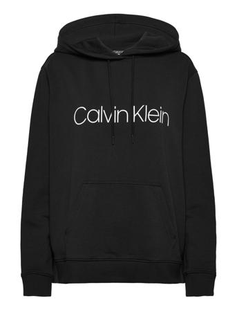 Inclusive Core Logo Ls Hoodie Hoodie Svart Calvin Klein