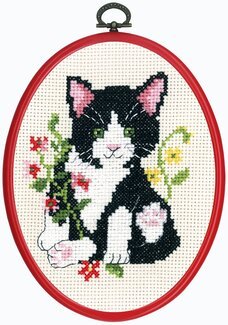 Flexibild Schwarzes Kätzchen