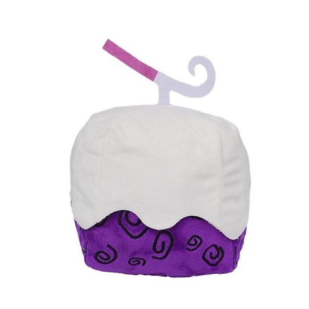 Blox Fruits Plys - 6" Dough Fruits Plys Blox Fruits Plys Sjov Plys Fyldt Pude, Lilla [DB]