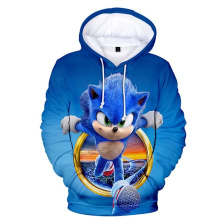Boys Sonic The Hedgehog Sport asual Hettegenser Barneskjorte