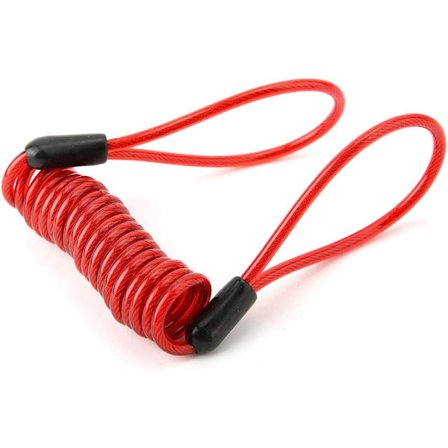 Tyverisikret Kabel Lås, Sikkerhedsfjeder Wire Påmindelsesreb til