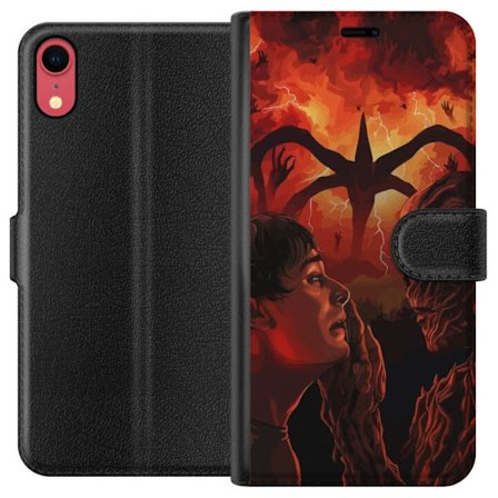 Yhteensopiva Lompakkokotelo Apple iPhone XR Satumaista moskeijaa pastelliväreillä, roikkuvilla lyhdyillä, tähdillä ja puolikuulla pilvien joukoss