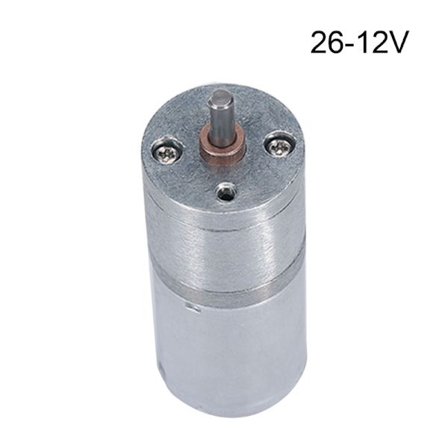 6V/12V/24V 12~1360RPM 25GA370 Högt Vridmoment Reduktions Elektrisk Motor Excentrisk Utgående Axel Reduktionsväxlad Motor