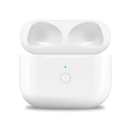 For Airpod Pro erstatning trådløs ladeetui 680 Mah etui støtte trådløs la[DB] hvit