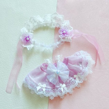 Sött Hårband Plysch Docka Huvudbonad 3 3