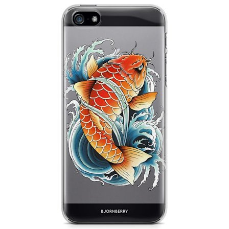 Bjornberry iPhone 5/5S/SE TPU Skal - Koifisk