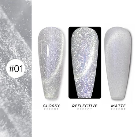 AS 15ml Magnetisk Katt Gel Nagellack Cat Eye Glitter Effekt Semi Permanent 36 Färger Soak Off UV Gel Lack Manikyr Nagelkonst