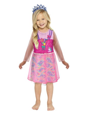 Martinex Barbie Princess Costume 3-5 - Multi/patterned - 104-110 No Length