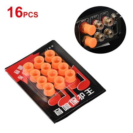 Universal RCA Jack Cover Cap o Connector Protective Cap RCA Dus