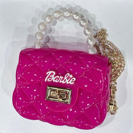 Barbie Fashion Chain Axelväskor Pärlhandväska Hörlursfodral