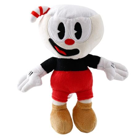 1 tekopps Cuphead Chalice Devil Boss King Dice plysdocka till