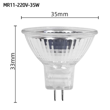Spotlight halogenlampekopp MR11-220V-35W MR11-220V-35W