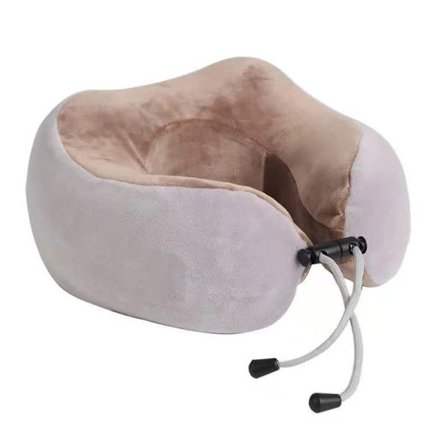 Elektrisk nakkemassager U-formet memory foam pude multifunktionel bærbar nakke cervikal massager rejse smertelindring