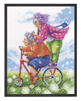 Stickpackung Bild Verspielte Frauen