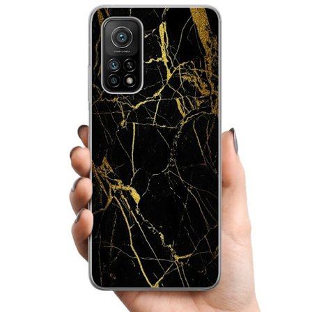 Yhteensopiva Puhelinkuori Xiaomi Mi 10T Pro 5G Marmori Musta & Kulta