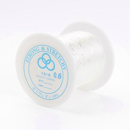 TILBUD__TILBUD__1 rulle 100 mt. transparent elastisk tråd 0,6 mm. Ø