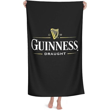 Erittäin suuri rantapyyhe Guinness-mikrokuituinen kylpypyyhe uima-, kylpylä-, matka-, jooga-, urheilu-, retkeily-, aurinkotuoleille tai suihkuun - 