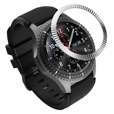 Samsung Gear S3 Frontier fabric watch Ramme - Sølv