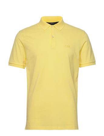 Pallas Polos Short-sleeved Keltainen BOSS