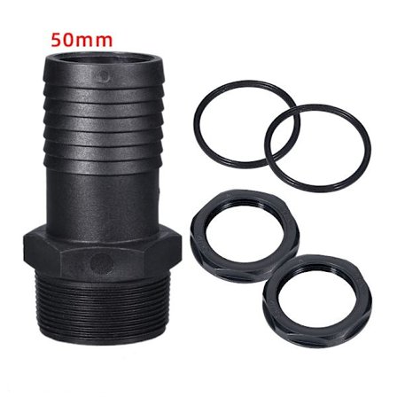 Water Bucket Pagoda Connector - 50mm plastik dobbeltgevind
