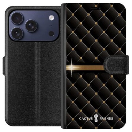 Kompatibel Tegnebogsetui til Apple Apple iPhone 17 Pro Cactus and Friends – NightQuilt