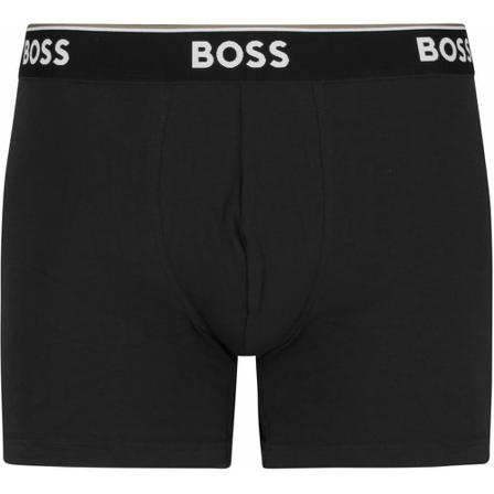 Hugo Boss 3-pack Logo Waistband Boxer Briefs Sort, Herre Underbukser