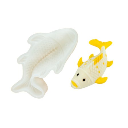 Fleksibel og robust silikoneform til karpe lysestager, egnet til epoxyharpiks og kreative projekter