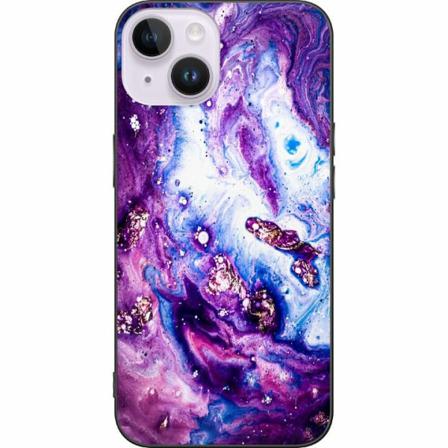 Apple Iphone 14 Plus Svart Skal Galaxy Marble