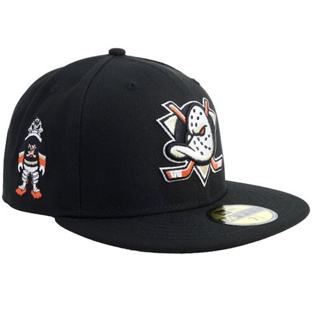 New Era - NHL Schwarz fitted Cap - Hatstore Exclusive x Anaheim Ducks 59FIFTY Black Fitted @ Hatstore