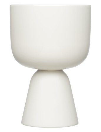 Iittala Nappula Urtepotte 23X15,5Cm - White - H23CM