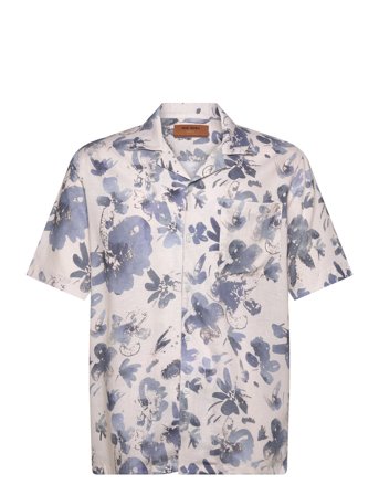 Mos Mosh Gallery Mmgbabel Linen Shirt - Blue - XL