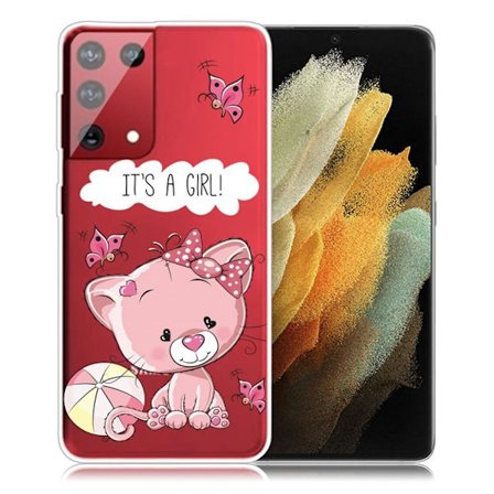 Deco Samsung Galaxy S21 Ultra etui - pink kat