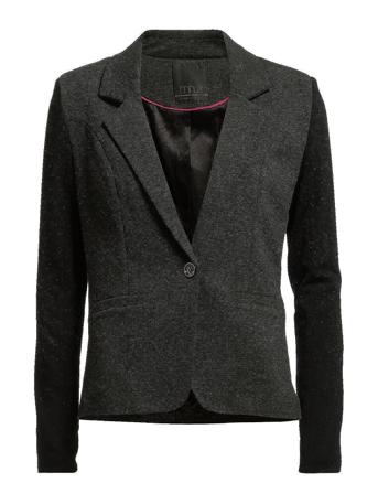 Carmen Blazer Blazers Single Breasted Blazers Grå Minus