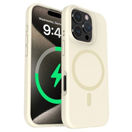 iPhone 16 Pro Max silicone case - White