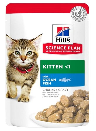 Hill's Science Plan Kitten Bocconcini Pesce Oceanico Per Gatti