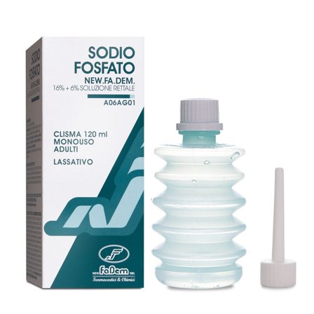 Sodio Fosfato New.Fa.Dem Clisma 120ml