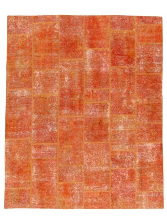 Alfombra Persa Patchwork 200X248 Rojo/Marrón (Lana, Persia/Irán)