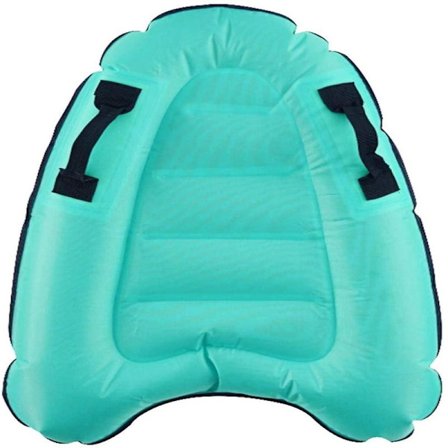 Oppustelig surfing bodyboard bærbar surfbræt med håndtag svømmebrætter til børn voksne sammenklappelig sommer flydende måtte til surfing svømning vand