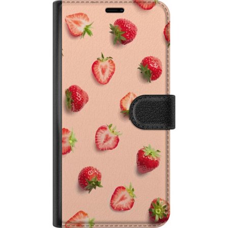 Kompatibelt Plånboksfodral till Apple Apple iPhone 17 Pro Jordgubbar